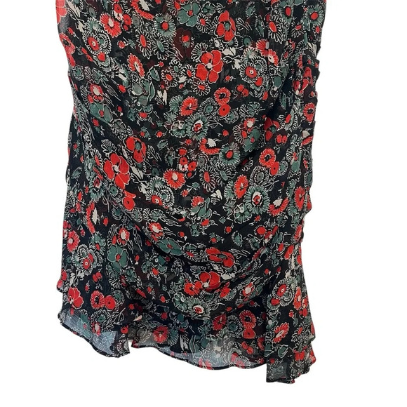 Veronica beard Ballard Dress Sz 6 - one shoulder floral - Picture 11 of 13